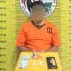 Seorang residivis, MAS, saat menunjukkan barang bukti usai diamankan Tim Opsnal Sat Resnarkoba Polres Padangsidimpuan