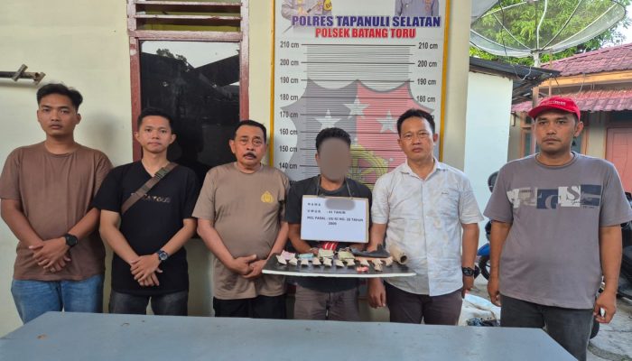 Kelabui Polisi, Pengedar di Batang Toru Simpan Ganja di Kandang Ayam