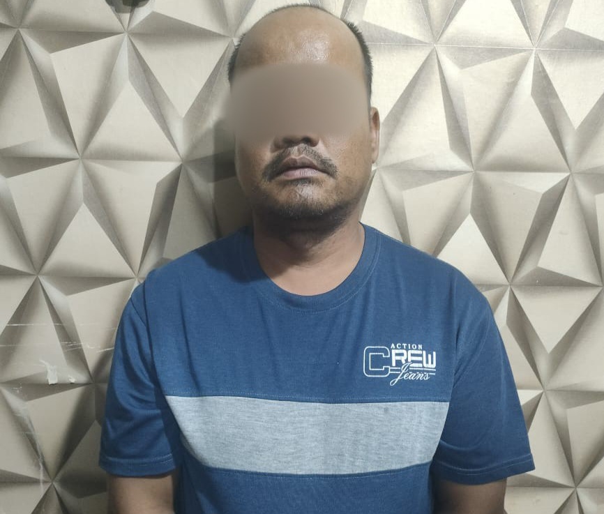 Terduga pencuri bawang dan cabai berinisial, ESH, usai diamankan Tim Unit Reskrim Polsek Batang Toru