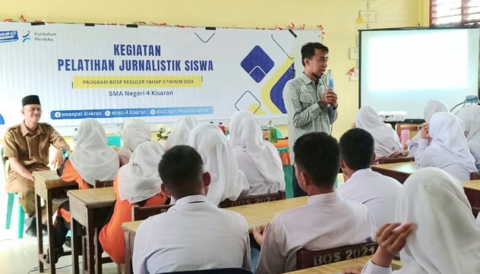 Penguatan Literasi, Sekolah Penggerak SMAN 4 Kisaran Gelar Pelatihan Jurnalistik