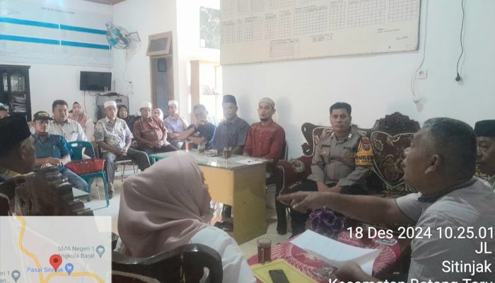 Mosi Tidak Percaya ke Kepling, Polsek Batang Toru Redam Amarah Warga