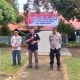 Kanit Reskrim Polsek Dolok, Ipda Maraden Hutabarat, didampingi Kanit Binmas, Aiptu Kobul Siregar, saat menyosialisasikan bahaya judi online ke kalangan pelajar