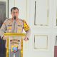 Kapolres Tapsel, AKBP Yasir Ahmadi, saat membuka Rakor Linsek dalam rangka Ops Lilin Toba 2024 bersama segenap unsur Forkopimda dan stakeholder terkait lainnya
