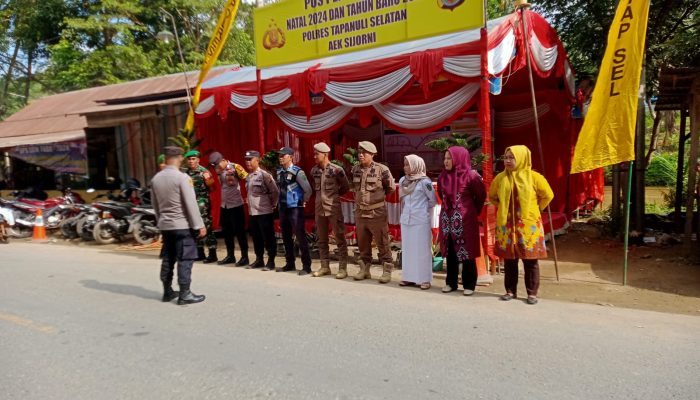 Detik-detik Pergantian Tahun, Arus Lalin di Aek Sijorni Tapsel Lancar