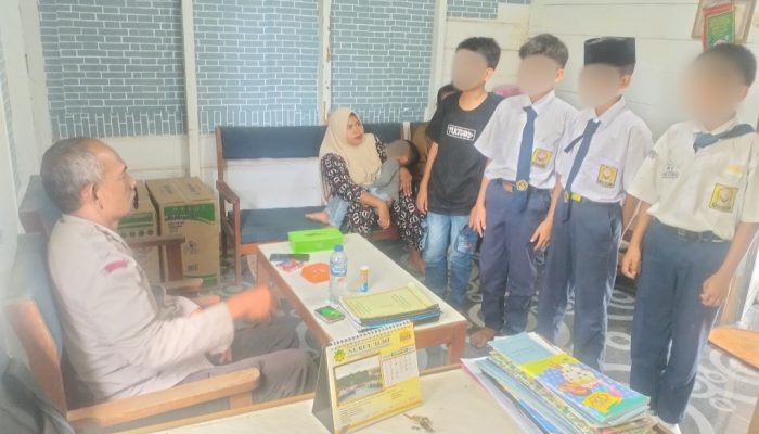 Polsek Batunadua Mediasi Kasus Bullying antar Siswa SMP
