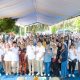 Ketua Tim Pemenangan BAGUS1 Tapsel Kecamatan Batang Toru, Rocky AP Gultom, berfoto bersama Paslon Bupati-Wakil Bupati Tapsel, Gus Irawan Pasaribu-Jafar Syahbuddin Ritonga, beserta Tim Pemenangan lainnya di sela masa kampanye Pilkada serentak 2024