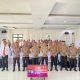 Kapolres Tapsel, AKBP Yasir Ahmadi, didampingi Waka Polres, Kompol Rapi Pinakri, beserta PJU, dan personel lainnya, berfoto bersama usai Lat Pra Ops Lilin Toba 2024