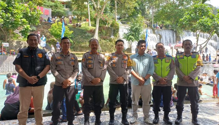 Waka Polres Tapsel Cek Pos Pam dan Tinjau Pengamanan di Aek Sijorni
