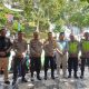 Waka Polres Tapsel, Kompol Rapi Pinakri, didampingi Kapolsek Batang Angkola, AKP Arma Ginda Harahap, Kasat Binmas AKP Eka Wahyudi, Kasi Propam AKP R Trihardjanto, Kapos Pam Iptu Anil DS, dan lainnya, saat memonitor langsung pengamanan objek wisata Aek Sijorni