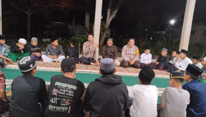 Polsek Sipirok Sosialisasi Penerimaan Siswa SMA Taruna Kemala Bhayangkara ke Santri