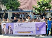 Sosialisasi Pendaftaran SMA Kemala Bhayangkara Polsek Batang Toru Disambut Antusias