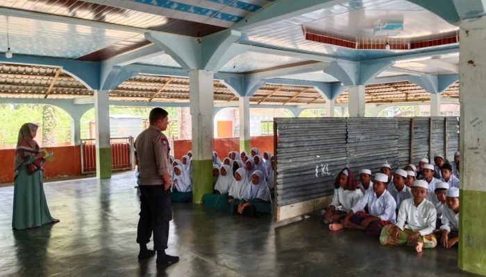 Polsek Batang Toru Sosialisasi Penerimaan SMA Kemala Taruna Bhayangkara ke Pesantren
