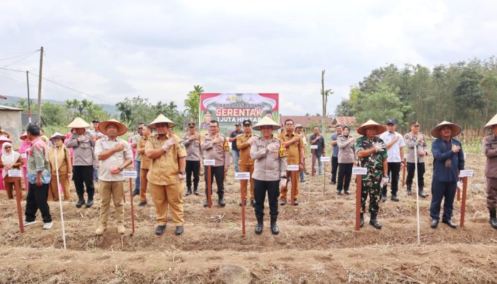 Tanam Jagung Serentak, AKBP Wira: Dukung Penanaman 1 Juta Hektare