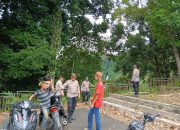 Polsek Batang Toru Pastikan Liburan Wisatawan di Air Terjun Silima-lima Nyaman