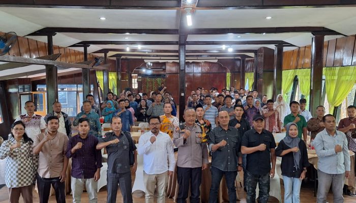 Rakor dengan Bawaslu, Polres Tapsel Bersyukur Pilkada Berjalan Lancar