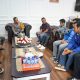 Kapolres Padangsidimpuan, AKBP Wira Prayatna, didampingi Kasat Intelkam, AKP Marzuki, saat menerima audiensi dan silaturahmi kepengurusan PMMI yang baru