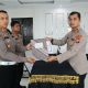 Kapolres Tapsel, AKBP Yasir Ahmadi, menyerahkan DIPA RAK-K/L TA 2025 ke Kasat Lantas AKP Danil Saragih dan Kapolsek Padang Bolak AKP Muallim Harahap