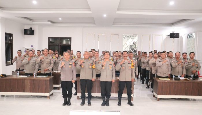 Anev Akhir Tahun, Kapolres Tapsel: Bhabinkamtibmas Ujung Tombak Polri