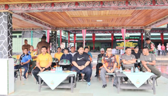 Polres Padangsidimpuan Hadiri Pembukaan Turnamen Sepak Bola Cup I Yonif 123/Rajawali