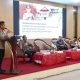 Kapolres Padangsidimpuan, AKBP Wira Prayatna, saat memberikan pemaparan terkait strategi suksesi ketahanan pangan bersama unsur Forkopimda dan stakeholder terkait lainnya dalam rangka implementasi program prioritas Asta Cita Presiden RI, Prabowo Subianto