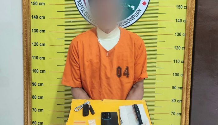 Tak Pantas Dicontoh, Oknum Satpam Kedapatan Simpan Sabu 6,17 Gram