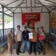 Kanit Reskrim Polsek Batang Toru, Ipda Hary Agus Pohan, SH, bersama Bhabinkamtibmas, Bripka Adam Pohan, usai memediasi kedua belah pihak pada kasus dugaan penipuan penerimaan kerja di PLTA Simarboru hingga berakhir damai