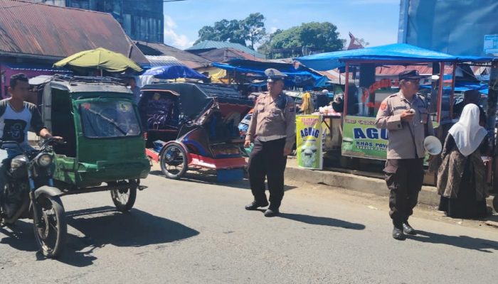 Police Go to Market Polres Tapsel: Hadirkan Rasa Aman di Pasar