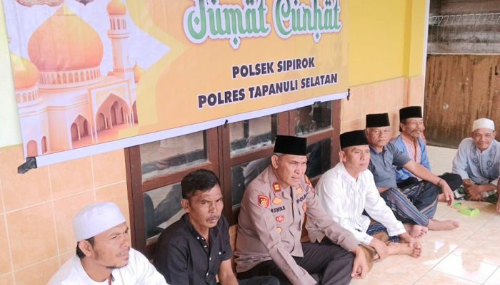 Lewat Jumat Curhat, Kapolsek Sipirok Tampung Aspirasi Masyarakat