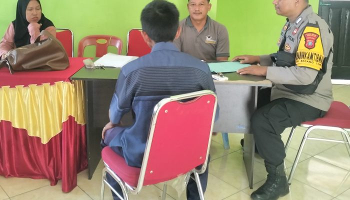Polsek Padang Bolak Sambangi Warga Ingatkan Jangan Main Judi