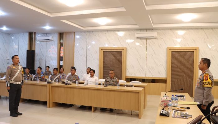 Lat Pra Ops Toba 2025, AKBP Wira: Minimalisir Fatalitas Kecelakaan