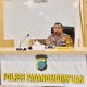 Kapolres Padangsidimpuan, AKBP Dr Wira Prayatna, saat memberi arahan terkait azas-azas ilmu hukum ke Penyidik dan Penyidik pembantu Satker serta Polsek jajaran