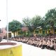 Kasi Intel Kejari Padangsidimpuan, Jimmy Donovan, saat memberi arahan dan bimbingan ke ribuan siswa tentang pencegahan dari jeratan hukum di sela kegiatan JMS