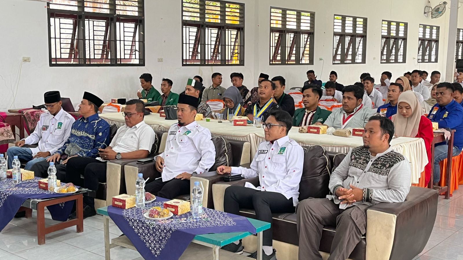 Kasat Intelkam Polres Padangsidimpuan, AKP Marzuki, saat menghadiri pelantikan PD KAMMI Padangsidimpuan-Tapsel