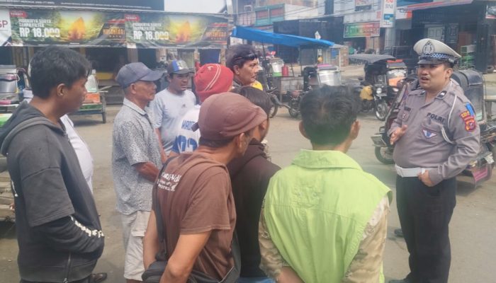 Polsek Batang Toru Imbau Pengemudi Angkot dan Betor Tertib Berlalulintas