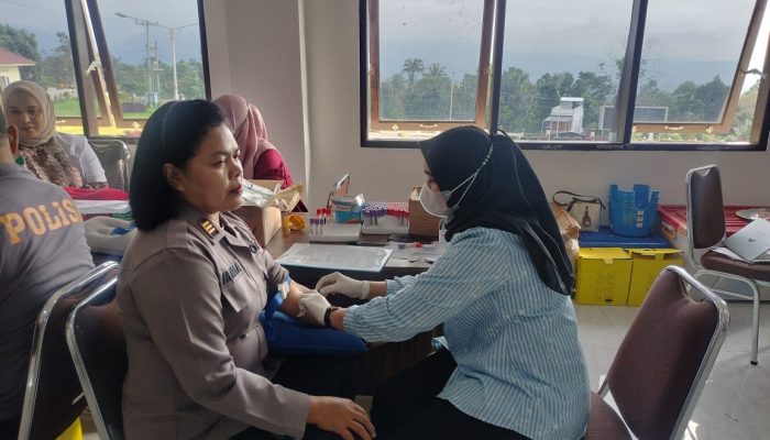 55 Personel Polres Tapsel Jalani Rikkesla: Pastikan Kesehatan Terjaga