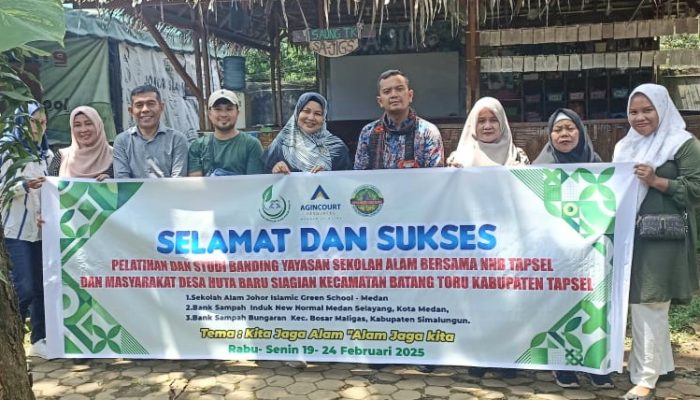 Sekolah Alam Pagar Ni Huta Studi Banding ke Islamic Green School