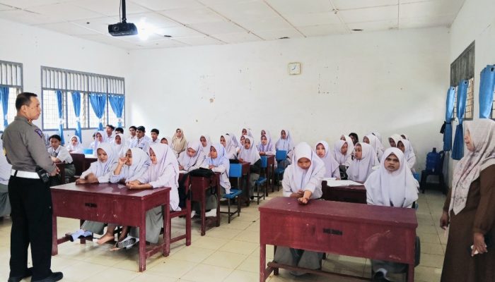 Ops Keselamatan Toba, Polres Tapsel Penyuluhan ke SMAN 1 Angkola Timur