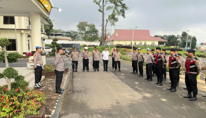Ini Pesan Kabag Ops Polres Tapsel ke Personel Ops Keselamatan Toba