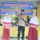 Kasat Binmas Polres Padangsidimpuan, AKP Sulaiman Rangkuti, saat memberi sosialisasi dan materi terkait kesadaran hukum bagi siswa-siswi SD Negeri 200117