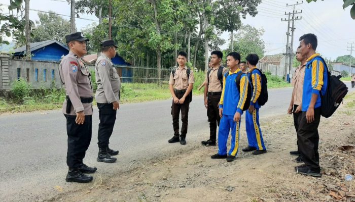 Pasca Kecelakaan Tewaskan Dua Pelajar, Polsek Batunadua Sosialisasi Keselamatan Berlalulintas ke Siswa