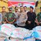 Kapolres Tapsel, AKBP Yasir Ahmadi, didampingi Kasat Reskrim, Iptu Agus Purnomo, beserta Kanit Ekonomi, Ipda Ilham P Nasution, dan unsur Forkopimda saat memaparkan pengungkapan kasus peredaran pupuk jenis subsidi ilegal
