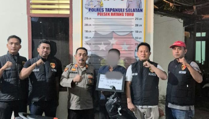 Kurang dari 2 Hari, Polsek Batang Toru Ungkap Kasus Pencurian Motor
