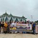 Rombongan jamaah PPITTNI Kota Padangsidimpuan, yang akan berangkat mengikuti Suluk di Gedung Suluk Koto Tinggi