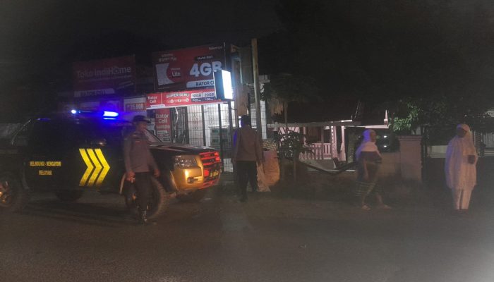 Patroli Subuh, Polsek Batang Toru Ingatkan Remaja Tak Main Mercon