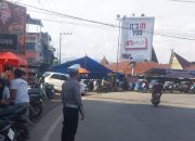 Masyarakat Berburu Takjil, Polsek Padang Bolak Hadir Gelar Penjagaan
