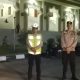 Sejumlah personel Polsek Padang Bolak, siaga menggelar Patroli salat Tarawih di Masjid Raya Pasar Gunung Tua