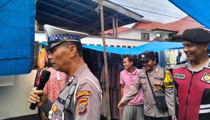 Polsek Sipirok Patroli ke Pasar: Cegah Aksi Pencopetan
