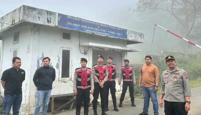 Patroli Rutin, Polres Tapsel Sambangi Objek Wisata hingga Gereja