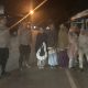 Sejumlah personel Polsek Batang Toru menggelar Patroli pengamanan bedug sahur dan Asmara Subuh
