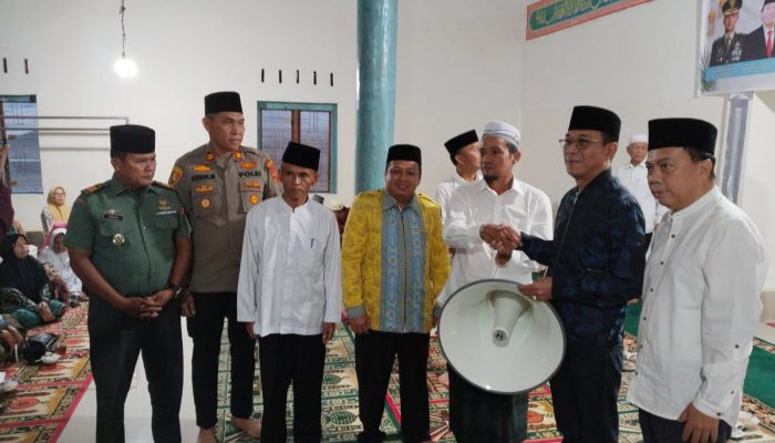 Kapolsek Sipirok bersama Bupati dan Wabup Tapsel Safari Ramadan